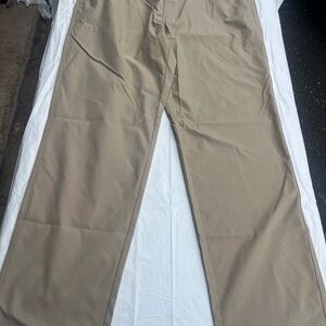 32 Degrees Men's Flat-Front Tan Chino Pants